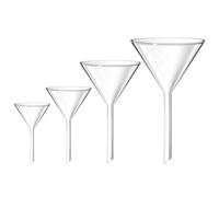 4 Pcs Imbuto in A Tubo Corto Attrezzatura Di Laboratorio Chimica