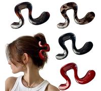 4 pcs Invisibobble Pinza Capelli Donna Fermagli per Capelli