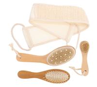 4 Pcs Kit Di Pennello Posteriore Mancare Spazzola Da Bagno Doppia Faccia