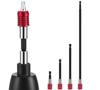 4 Pcs Kit Palo Di Prolunga Porta Trapano Estensione Del Driver Impatto