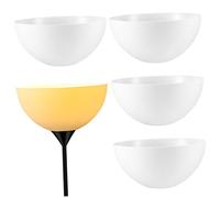 4 PCS Lampshade Plastic Lamp Shades for Floor Lamps Floor Lamp Shade Replacement Pendant Lamp Shade Chandelier Lamp Shades Lamp Shades for Table Lamps Bowl Shape Lampshades Bevel