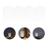 4 Pcs Lavagna Luminosa Led Lavagnetta Tavola Acrilica Espositore Acrilico