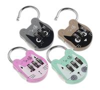 4 Pcs Lucchetti Lucchetto Dell'armadietto Blocchi Combinazione