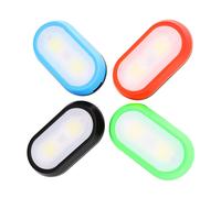 4 PCS Luce Di Marcia Sicurezza LED Luci Bicicletta Clip Per Lampada Corsa