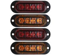 4 Pcs Luci Di Posizione Laterali Indicatori Luminosi Per Rimorchio Del