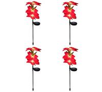 4 PCS Luci Solari Giardino Esterno Luce Solare Per Prato Da Palo Esterni