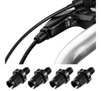 4 Pcs M7 Leva del Freno Regolazione Regolatore Viti, 7mm Viti di Regolazione della Leva del Freno Bici della, MTB Biciclette Regolatori Cavo Bulloni Parti Freno Lega di Alluminio Argento 26.6x14.6mm