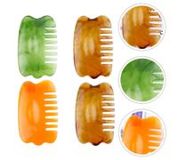 4 Pcs Massager Del Cuoio Capelluto Pettine Di Massaggio Multifunzionale