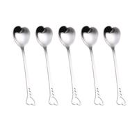 4 Pcs Mescolare Il Tè Per Caffè Cucchiaino Cuore Dessert Creativi Condimenti