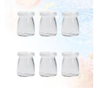 4 Pcs Mini Bottiglie Barattolo Bicchieri Con Coperchio Coppe Da Dessert