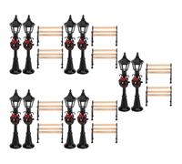 4 Pcs Miniatura Lampioni Casa Delle Bambole Accessori Per