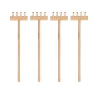 4 Pcs Miniature Gardening for Zen Rastrello Attrezzi Da Giardino Sabbia