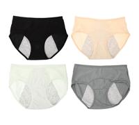 4 Pcs Mutande Da Ciclo Per Il Mestruale Biancheria Intima Femminile