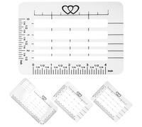 4 Pcs Normografo Lettere Di Guida All'indirizzamento