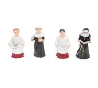 4 Pcs Ornamenti Di Suore Arredamento Spirituale Persone Chiesa