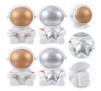 4 Pcs Ornamenti Per Astronauti Bambino Figure D'azione Dell'astronauta Scultura