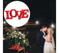 4 Pcs Ornamento Di San Decorazione Della Lettera D'amore