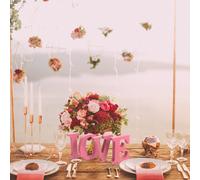 4 Pcs Ornamento Di San Decorazione Della Lettera D'amore