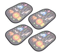 4 Pcs Parasole Da Auto Copri Finestrino Per Finestrini Automobilistici