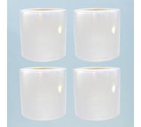 4 Pcs Pellicola Imballaggio Film Estensibile Protettiva Trasparente