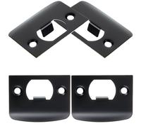 4 Pcs Piastra Di Rinforzo Serratura Porta Contropiastra Acciaio Inox