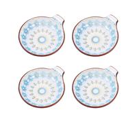 4 Pcs Piatti Da Portata Piattini Piatto Per Salsa Ceramica Piccoli