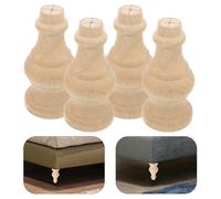 4 Pcs Piedi Per Mobili in Legno Divano Accessori Gambe Del Tavolo
