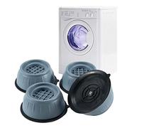 4 Pcs Piedini Antivibrazione Lavatrice, Gomma, Femmina-femmina Universali per Asciugatrice, Frigoriferi, Mobili ed Elettrodomestici