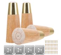 4 Pcs Piedini Per Mobili Gamba Tavolo Ferramenta Gambe Della Scrivania