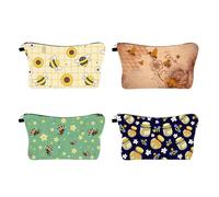 4 Pcs Pochette Con Trucchi Borsa Per Trucco Ape Tema Piccola Da Toeletta