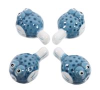 4 Pcs Poggia-bacchette in Ceramica Appoggio Giapponesi Supporto Per
