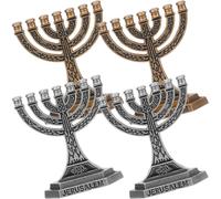 4 Pcs Porta Candele Coniche Candela Di Hanukkah Portacandele Conico