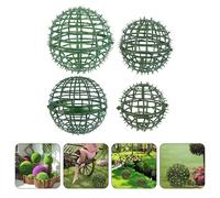 4 Pcs Porta Fiori Mensola Per Palline D'erba Portafiori Supporto