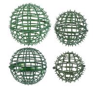 4 Pcs Porta Fiori Mensola Per Palline D'erba Supporto Portafiori