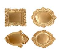 4 Pcs Porta Gioelli Vassoio Decorativo Portagioielli Piatto Di Stoccaggio