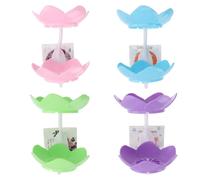 4 PCS Porta Sapone Da Muro Bagno Portasapone Per Doccia Scatole Di