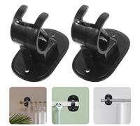 4 Pcs Portacanne Da Parete Per Bastoni Tende Staffa Bastone Ganci Aste