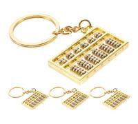 4 Pcs Portachiavi Per Uomo Ciondoli Abaco Decorazione Della Catena Chiave