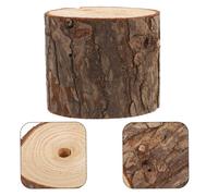 4 Pcs Portafiori in Legno Vaso Da Per Ceppo D'albero Contenitore