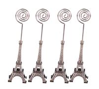 4 Pcs Portafotografie Portacarte Tavolo Supporto Per Clip Appunti