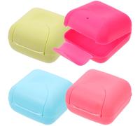 4 Pcs Portasapone Portatile Contenitori Per Doccia Bagno Da Viaggio