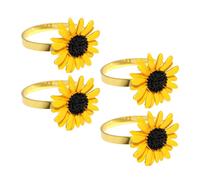 4 Pcs Portatovaglioli Fiore Impostazioni Della Tabella Matrimonio