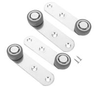 4 Pcs Puleggia Inferiore Della Porta Ferramenta Per Scorrevole Stalla Rulli