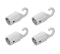4 Pcs Punta Di Ricambio Del Gancio Della Bacchetta Cieca Per Aste Tende