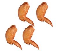 4 Pcs Puntello Di Ala Pollo Sostegno Alimentare Supporto Per Cibo Finto