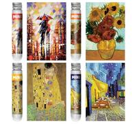 4 PCS Puzzle per Adulti Puzzle da Viaggio Puzzle Quadri Famosi Puzzle Arte 150 Pezzi Puzzle Inside Out Mini Puzzle Adatto come Regalo, Decorazione per la Casa