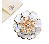 4 Pcs Rhinestone Button Covers, No-Sew Crystal Detachable Buttons For Blouse/Wedding/DIY, Elegant Button Covers Clip On And Self Cover Buttons, Quick-Install For Women Clothing & Home Decor