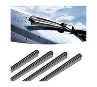4 PCS Ricariche per Spazzole Tergicristallo Del Parabrezza, Senza Telaio Strisce di Gomma, Universale Disossata, Anteriore per Automobile Pioviglio Porta (80CM)
