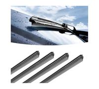 4 PCS Ricariche per Spazzole Tergicristallo Del Parabrezza, Senza Telaio Strisce di Gomma, Universale Disossata, Anteriore per Automobile Pioviglio Porta (40CM)