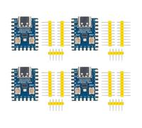 4 pcs RP2040-Zero,Compact Microcontroller Development Board, basierend auf dem Raspberry-Pi 2040 Dual-Core ARM Cortex M0+ Prozessor,Support